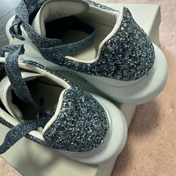 Authentic Alexander McQueen women's sneakers in size 9 Limited Edition 🩵 - Picture 7 of 10